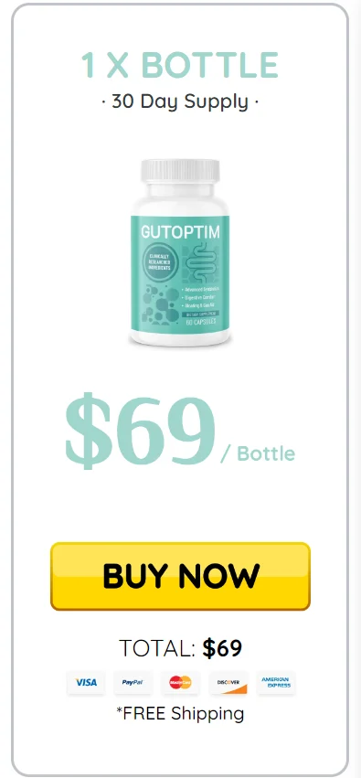 GutOptim™ 1 bottle pricing